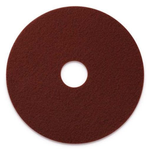 Picture of Floor Scrubber Pad, 20" Orbital, Stripping / Deep Scrub, Brown, 10 per carton