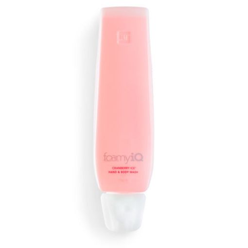 Picture of FoamyIQ Foaming Hand Soap and Dispenser, All-in-One, Cranberry Ice,1250 mL, 4 per carton
