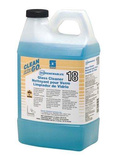 Picture of BioRenewables Glass Cleaner 18, 2 Liter Bottles, 4 per Carton
