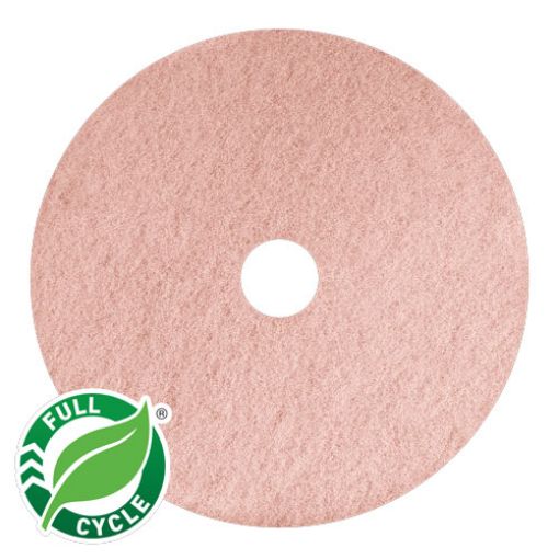 Picture of Burnishing Pad Floor Pad, 30" Round, Pink, 5 per Carton
