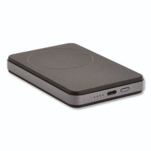Picture of Portable Wireless Magnetic Charging Power Bank, USB C, Black