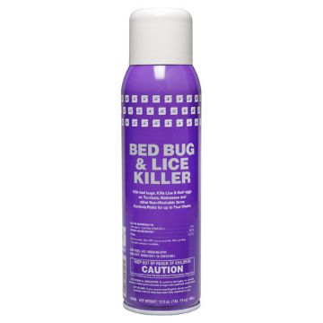 Bed Bug and Lice Killer, 17.5 oz Spray, 12 cans per carton