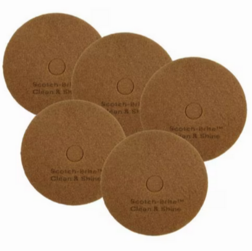 Picture of Scotch Brite Clean and Shine Pad, 14 inch, 5 Pads per Case