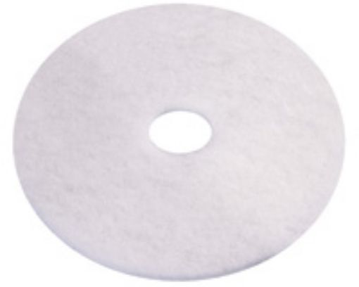 Picture of Floor Polishing Pad, White, 14",  5 Pads per Case