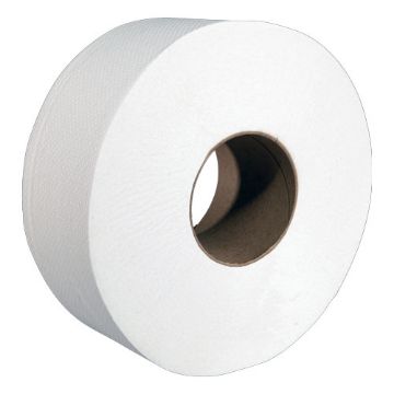 2 Ply Jumbo Bath Tissue, 2 Ply, 750 ft roll, 2.4" Core, 12 rolls per case