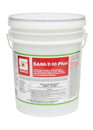 SANI-T-10 Plus Food Contact Sanitizer, 5 Gallon Pail