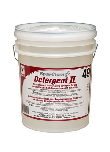 Sparclean Detergent II 49, 5 Gallon Pail