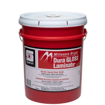 Millennia Bright Dura Gloss Laminate Floor Finish, 5 Gallon Pail