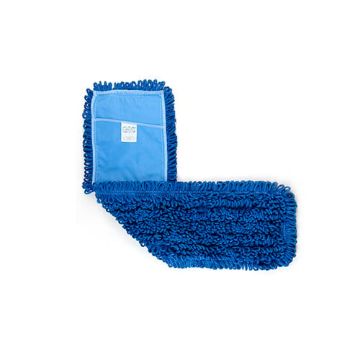 Loopmaster 24" Microfiber Dust Mop Head, Blue, 6 per Carton