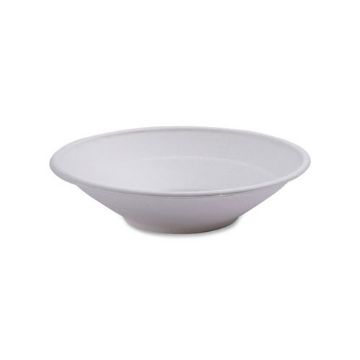 Vanguard Renewable and Compostable Sugarcane Bowls, 24 oz, White, 400/Carton