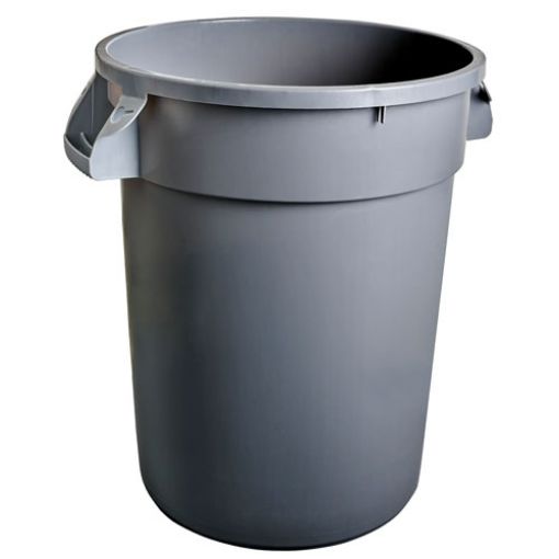 Titan 44 Gal Heavy Duty Garbage Container - Grey