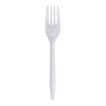 Medium Weight Fork Polypro White Dense Pack 1000 / cs