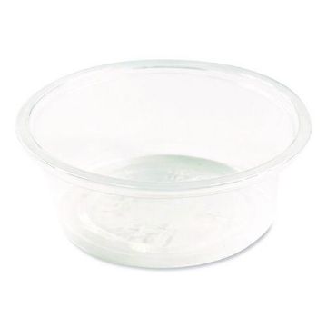 Portion Cups, 1 oz, Plastic, Translucent, 2500/Carton