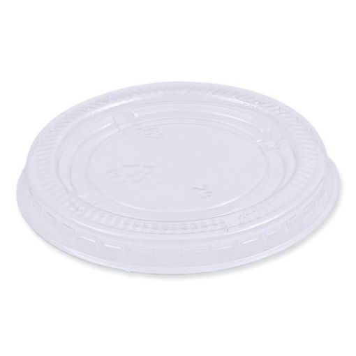 Portion Cup Lid for 3.25oz and 4oz Portion Cups, Clear, 2500 per case