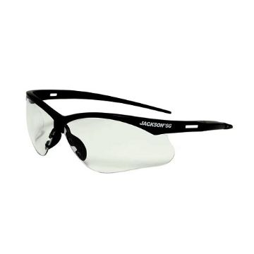 Jackson Safety SG Safety Glasses, Clear, Anti-Scratch