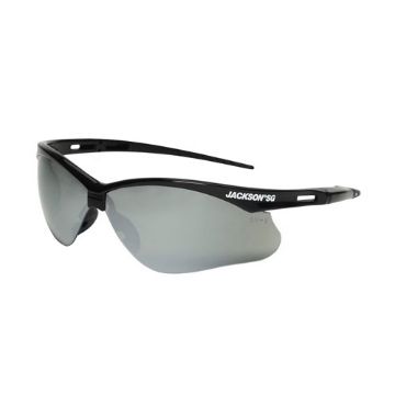 Jackson Safety SG Safety Glasses, Smoke Mirror, Anti-Scratch