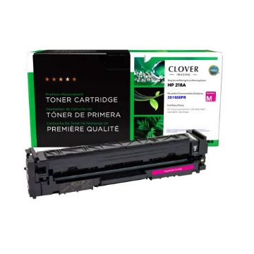 Clover Remanufactured Magenta Toner Cartridge (Reused OEM Chip) for HP 218A (W2183A)