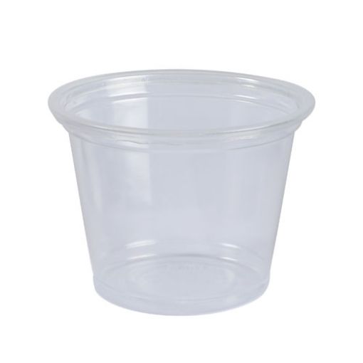 Empress Plastic Portion Cup 1 oz, Clear 2500 / cs