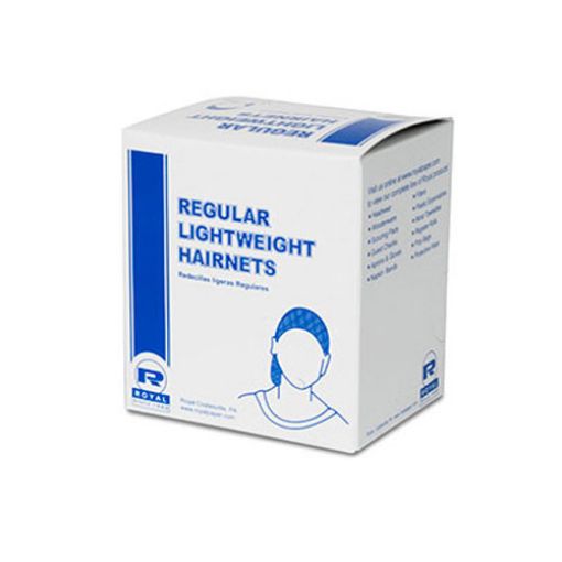 Lightweight Hairnet, Latex-Free, Dark Brown, 24", 144 per box