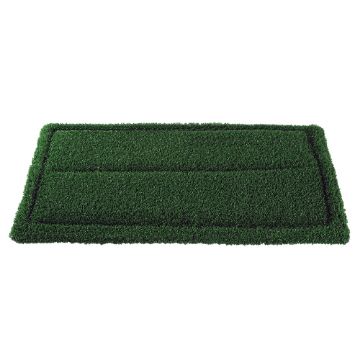 Turfscrub Floor Pad, 12" x 18", Green, 4 per carton