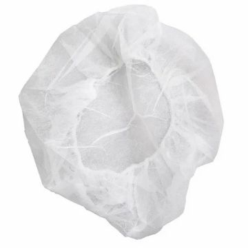 Bouffant Cap, 10 GSM Polypropylene, White, 1000 per carton