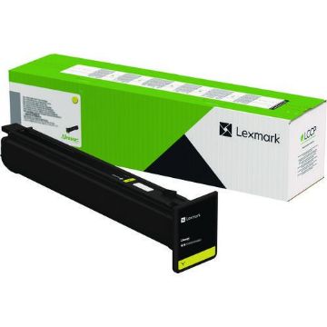 Lexmark 77L10C0 Yellow Toner, 12,000 Page-Yield, CS963,CX833/95X