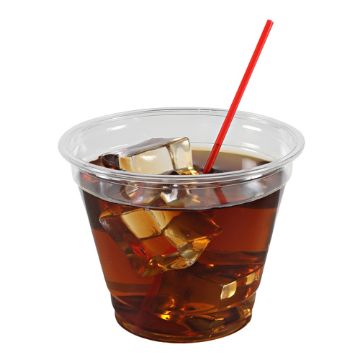 9oz Squat 20 PET Clear Cup, 1000 per case