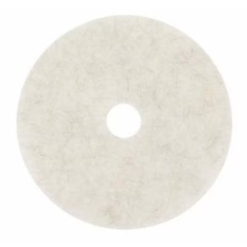 3M Natural Blend White Floor Pad 3300, Buffing Pad, 27 in, 5 per Carton