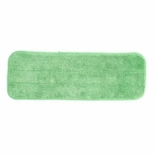 16" Green MicroWorks Microfiber Pads for SPHERGO Flat Surface Cleaning System, 12 per pack