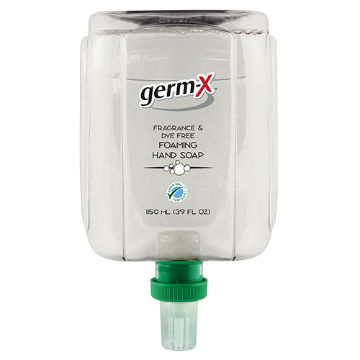 Foaming Hand Soap, 1150 mL Refill, Fragrance Free, Fits GERM-X Dispenser, 2 per carton