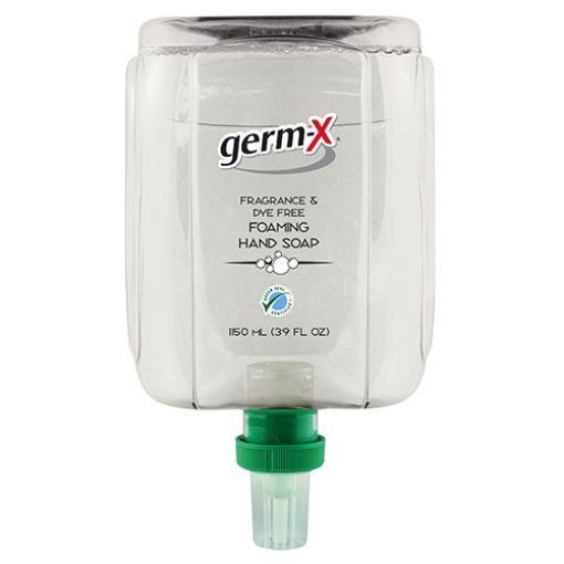 Foaming Hand Soap, 1150 mL Refill, Fragrance Free, Fits GERM-X Dispenser, 2 per carton