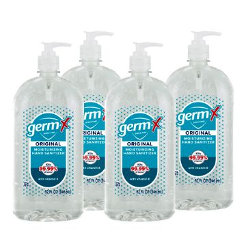 Germ-X Hand Sanitizer, 32 oz, Original, with Pump